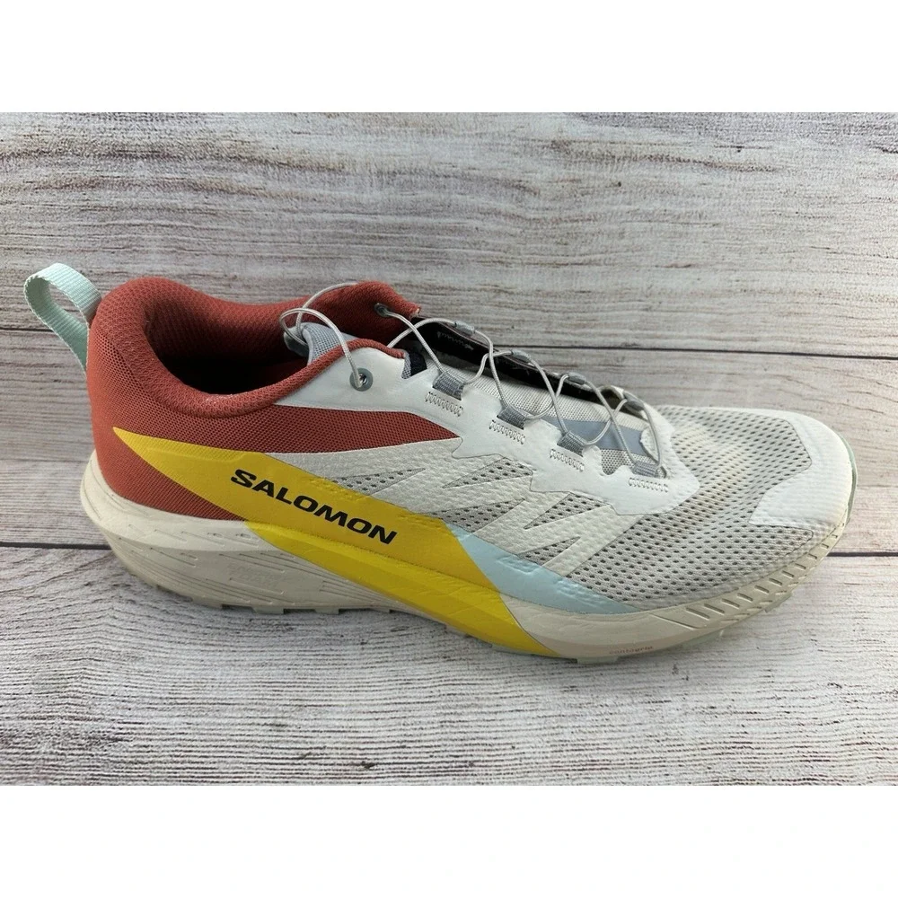 Salomon Sense Ride 5 MENS RAINY DAY / HOT SAUCE / FREESIA US 14